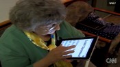 Legally Blind Evelyn O Brien Sees with iPad
