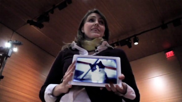White iPad 2 Cat Girl, Improv Anywhere