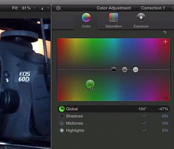 Color, Saturation, Exposure Adjustment, Final Cut Pro X