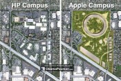Apple Campus Satellite Map