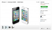 Apple Store factory unlocked iPhone 4 16GB 32GB