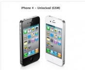 Apple factory unlocked iPhone 4, US