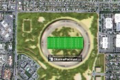 6 Football Fields side by side, in Apple Cupertino Headquarters
