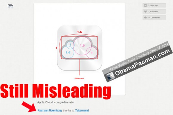 Lame Alan van Roemburg, iCloud Golden Ratio