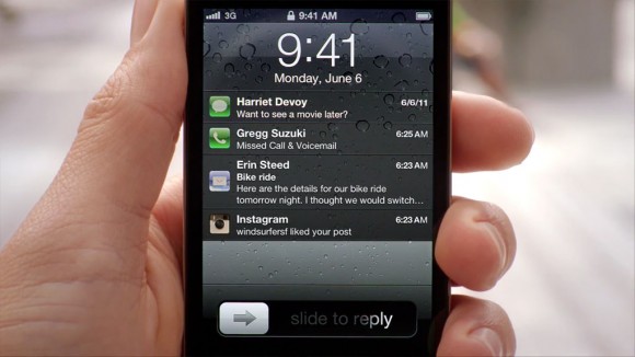 Notification iPhone Lockscreen iOS 5