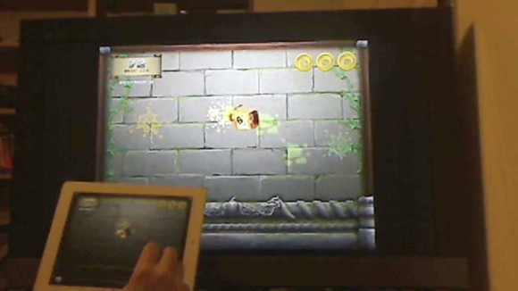 Vegetable Samurai iPad 2 TV AirPlay Display Out