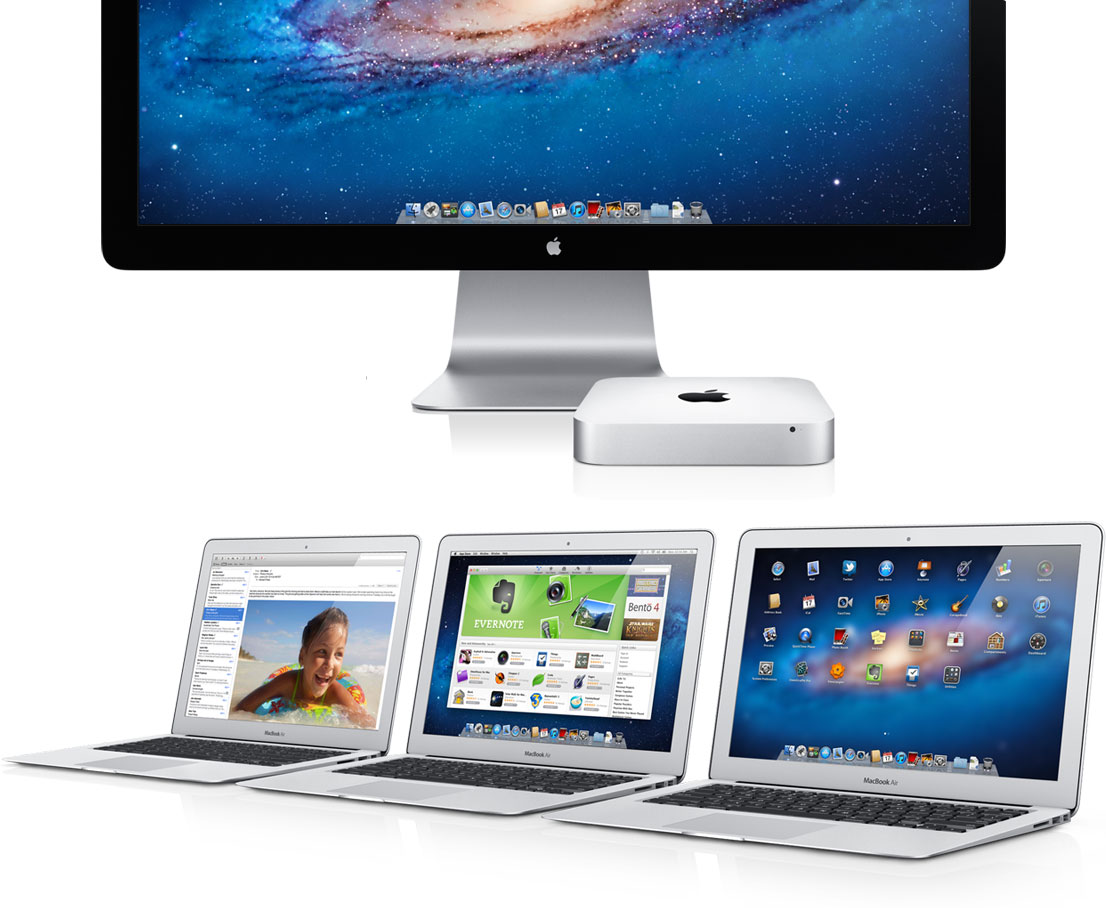 Obamapacman Apple Introduces Sandy Bridge Macbook Air Mac Mini Cinema Display With Thunderbolt