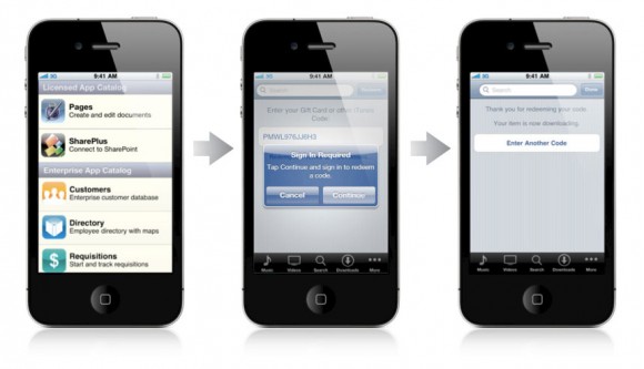 Apple Enterprise Intranet App Catalog