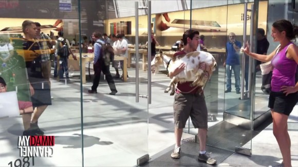 NYC Apple Store Goat