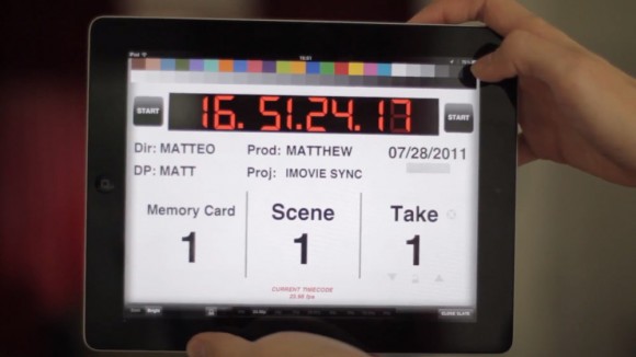 Movie Clapboard app DSLR Slate for iPad iPhone iPod touch
