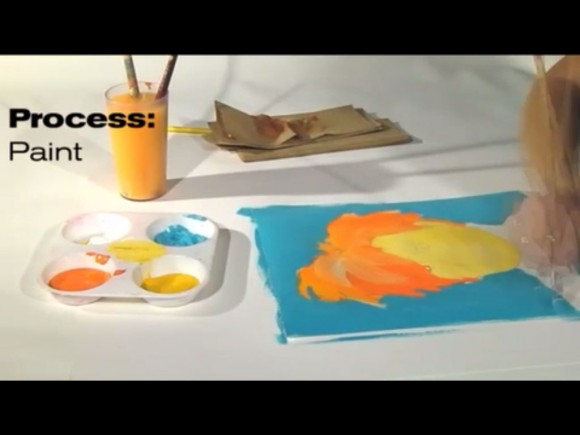 Underpainting, Andy Warhol DIY Silk Screen Pop Art