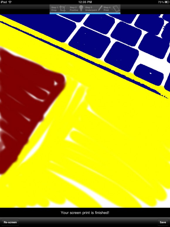 Warhol DIY Silk Screen Pop Art iPad App