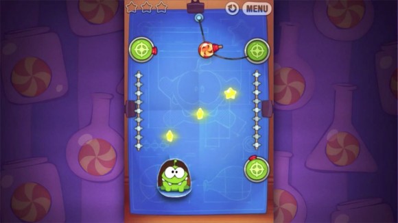 Rope shooters, Cut the Rope Experiments