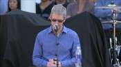 Tim Cook, Steve Jobs Apple memorial