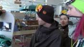 Duck facetime iPad snowboard