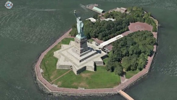 Statue of Liberty NYC C3 3D Mapping C3 demo