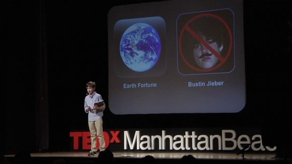 TED 6th Grade iPhone iPad Developer Thomas Suarez, Bustin Jieber app