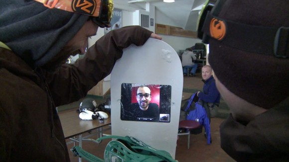 iPad snowboad facetime iPad snowboad facetime