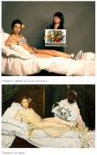 Olympia by Manet, Bruna Pelissari with Mac