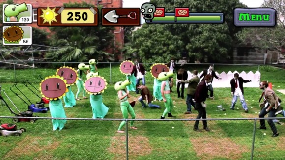 Plant vs. Zombies in real life cosplay