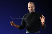 Live each day, Steve Jobs quote action figure