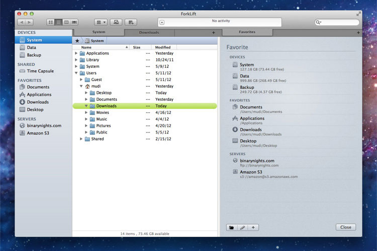 mac computer file manager