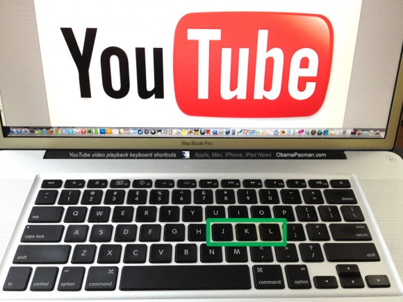 youtube player fast forward shortcut key