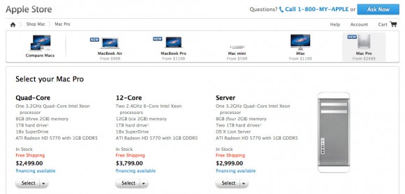 2012 Mac Pro Specs