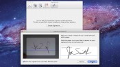 Use FaceTime camera to create custom signature on Mac