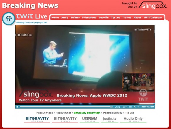 WWDC 2012 Live TV Video Stream WWDC 2012 Live TV Video Stream