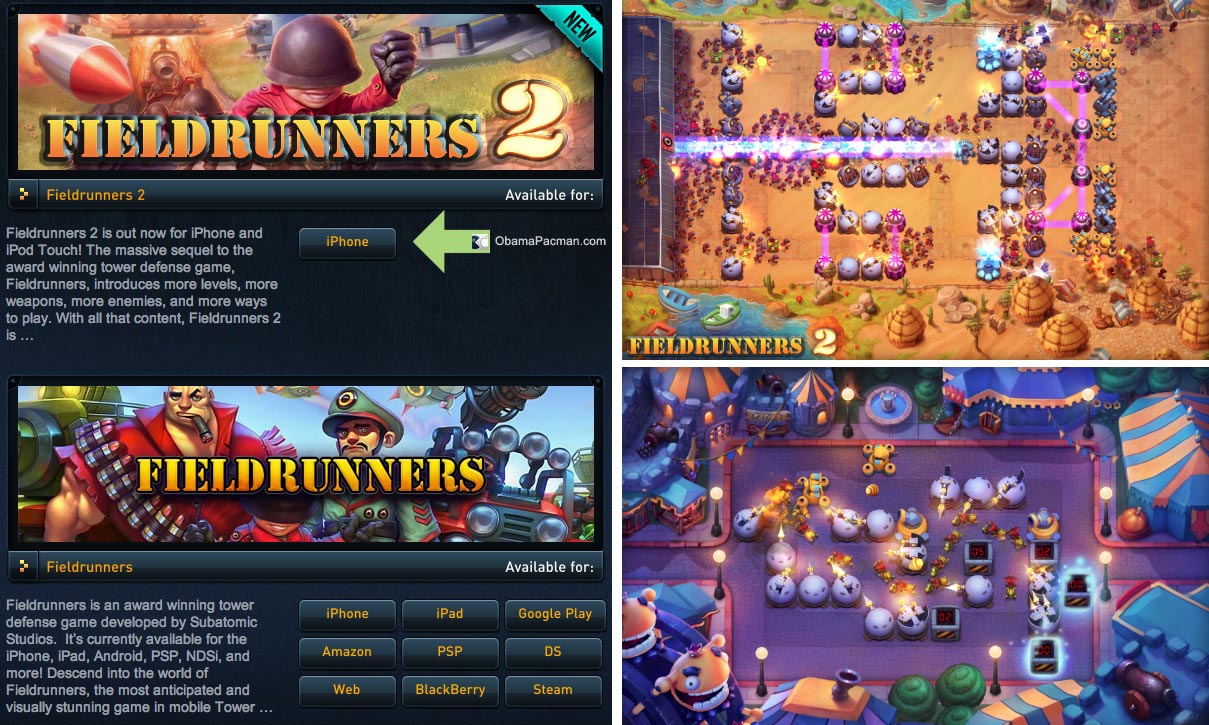 download fieldrunners 2 pc full