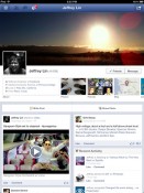 Facebook iPad tablet app