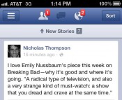 Facebook iPhone app