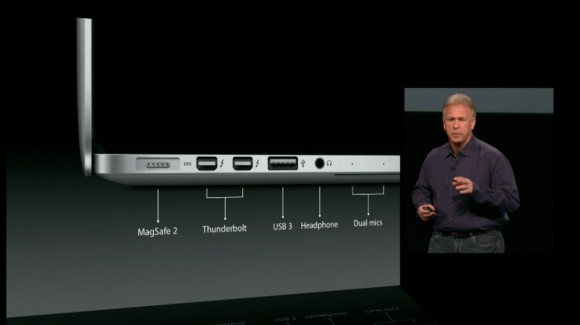 13 Inch MacBook Pro ports left thunderbolt magsafe