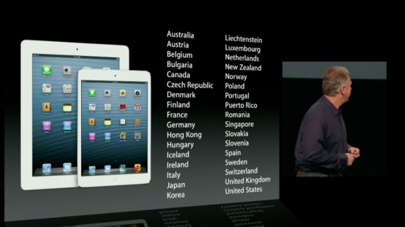 iPad Mini launch countries