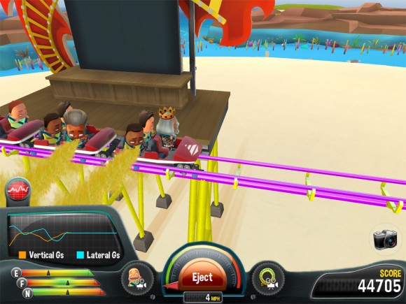 Coaster Crazy bad ride puke