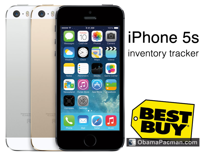How to use the ObamaPacman Best Buy iPhone 5s inventory tracker: