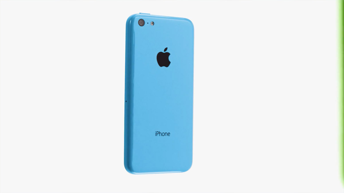 iPhone 5c blue back | Obama Pacman