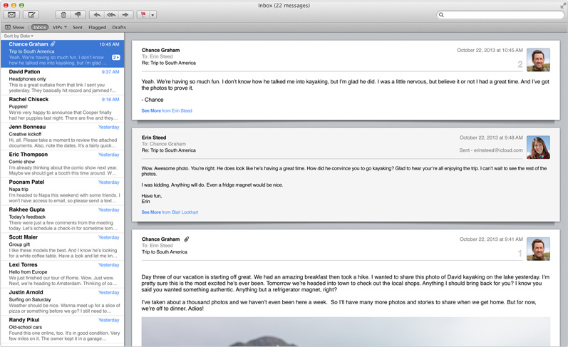 apple mail vs outlook vs gmail