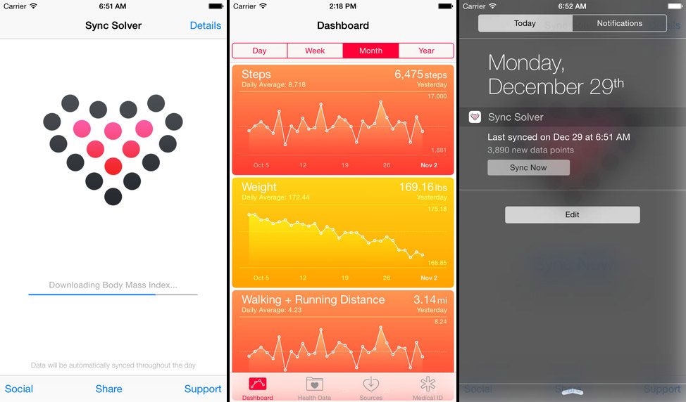 sync apple health steps to fitbit